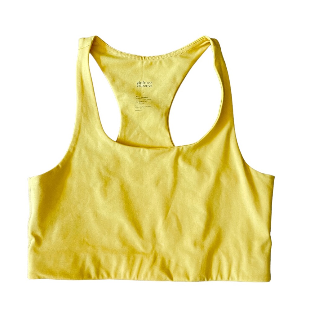 Girlfriend collective Paloma bra In marigold